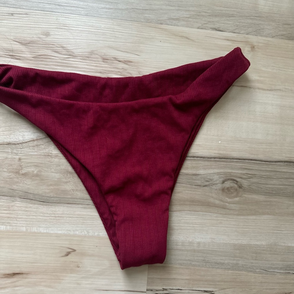 Maroon Bikini Bottom